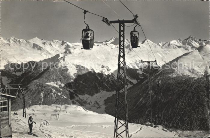 Seilbahn Schatzalp-Strela Davos Gorihorn Flueela Weisshorn Schwarzhorn