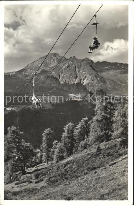 Sessellift Ischalp-Braema-Bueel Schiahoerner Weissfluhjoch
