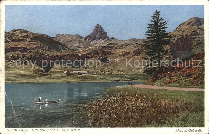 Foto Gaberell J. Nr. 5335 Seebenalp Gross-See Sexmoor