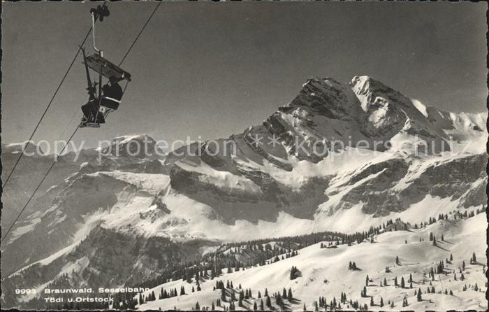 Sessellift Braunwald Toedi Ortstock