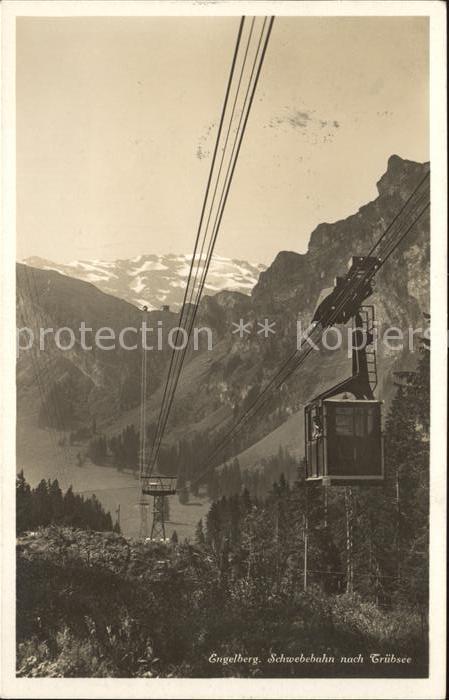 Seilbahn Engelberg Truebsee