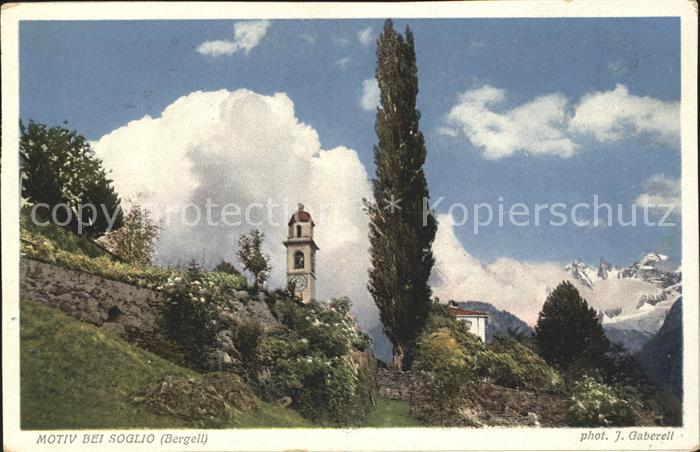 Foto Gaberell J. Nr. 4010 Soglio Bergell
