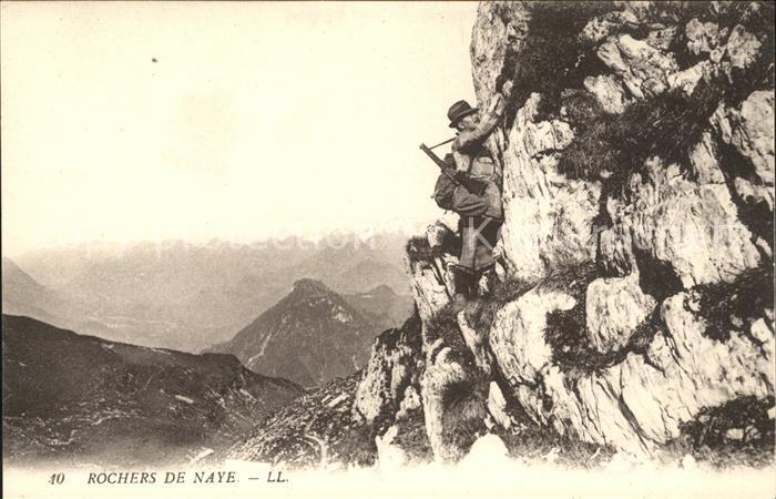 Bergsteigen Klettern Rochers de Naye