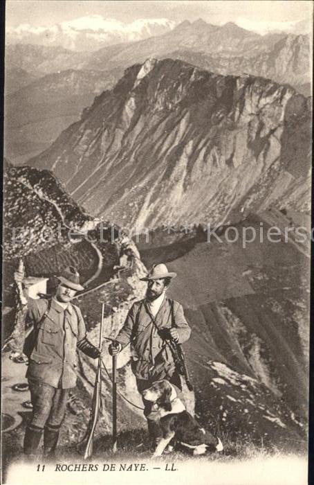 Jagd Jaeger Hund Rochers de Naye