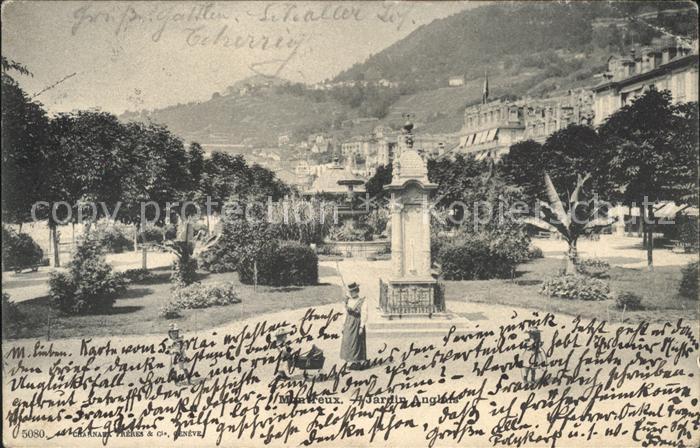 Wetterhaeuschen Wetterstation Montreux Jardin Anglais