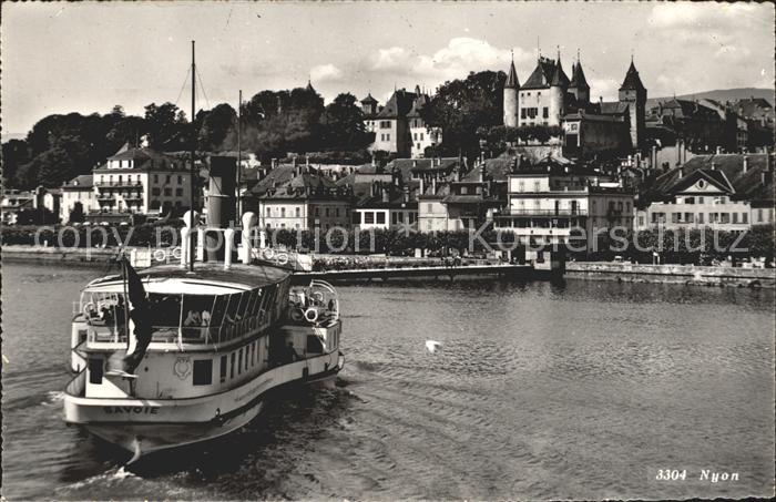 Dampfer Binnenschifffahrt Savoie Nyon