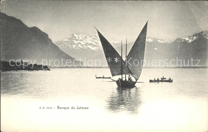 Segelboote Barque du Leman