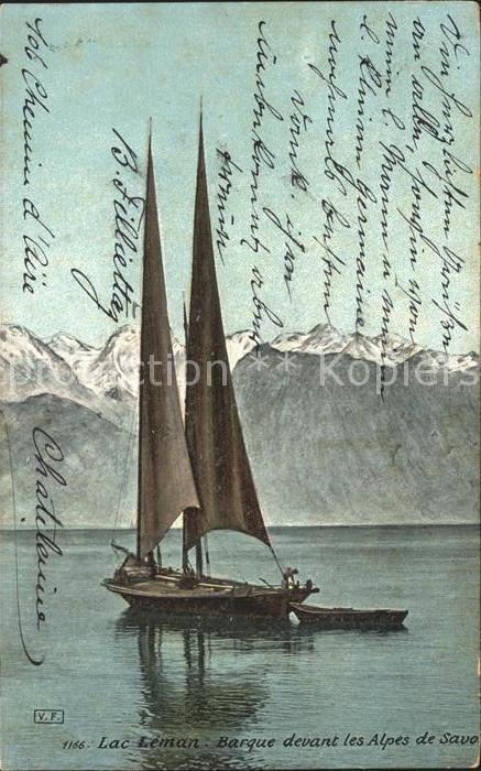 Segelboote Lac Leman Alpes de Savoie