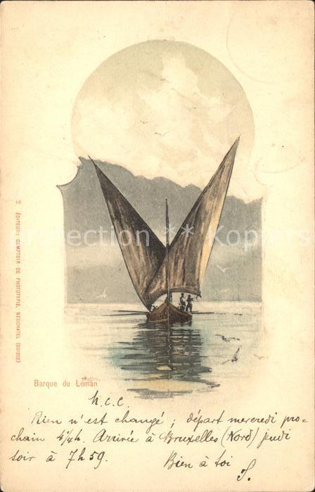 Segelboote Barque Leman