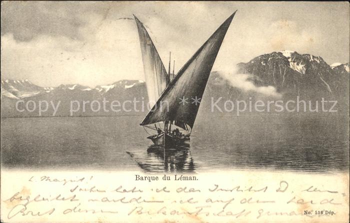 Segelboote Barque Leman