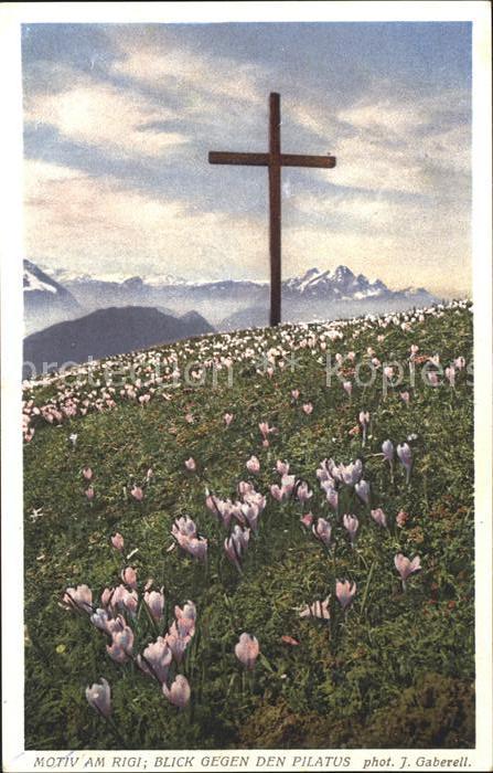 Foto Gaberell J. Nr. 12419 Rigi Pilatus