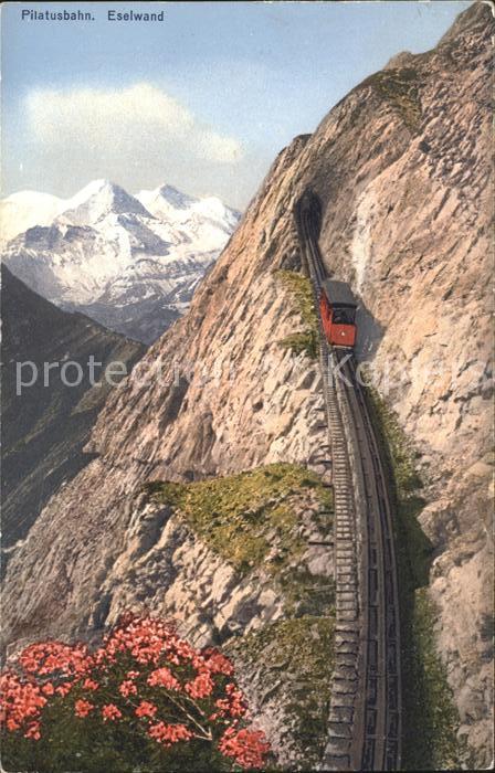 Zahnradbahn Pilatusbahn Eselwand Berneralpen
