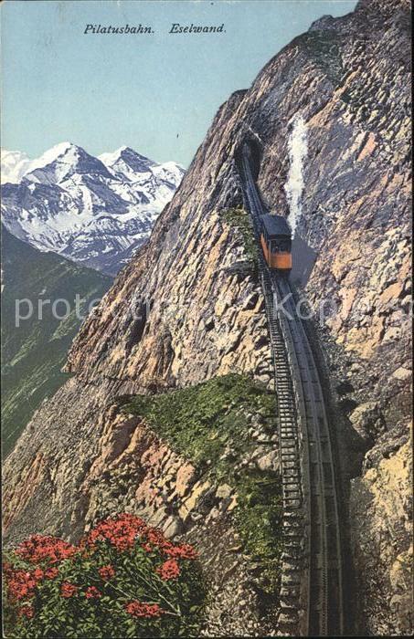 Zahnradbahn Pilatusbahn Eselwand Berneralpen
