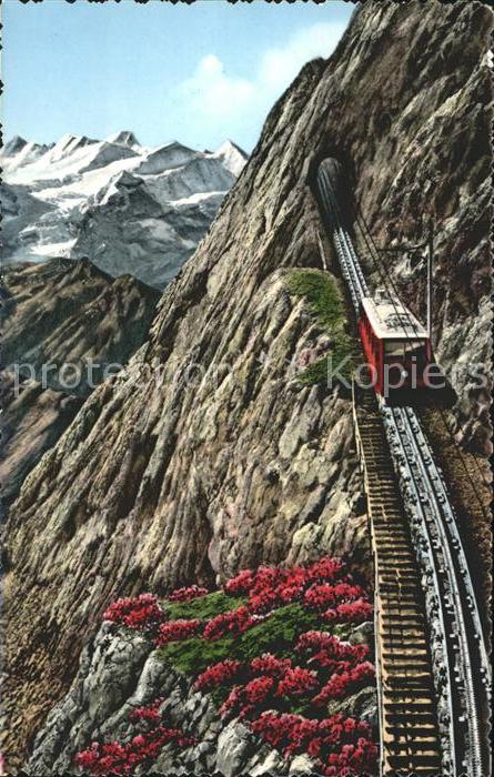 Zahnradbahn Pilatusbahn Eselwand Berneralpen