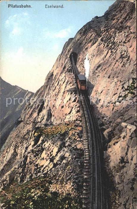 Zahnradbahn Pilatusbahn Eselwand