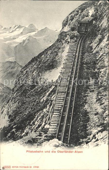 Zahnradbahn Pilatusbahn Oberlaender-Alpen