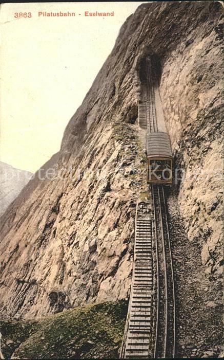 Zahnradbahn Pilatusbahn Eselwand
