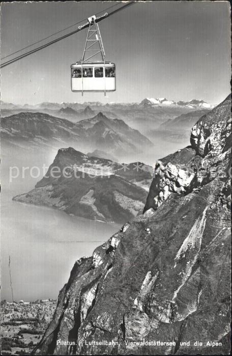 Seilbahn Pilatus Vierwaldstättersee Alpen