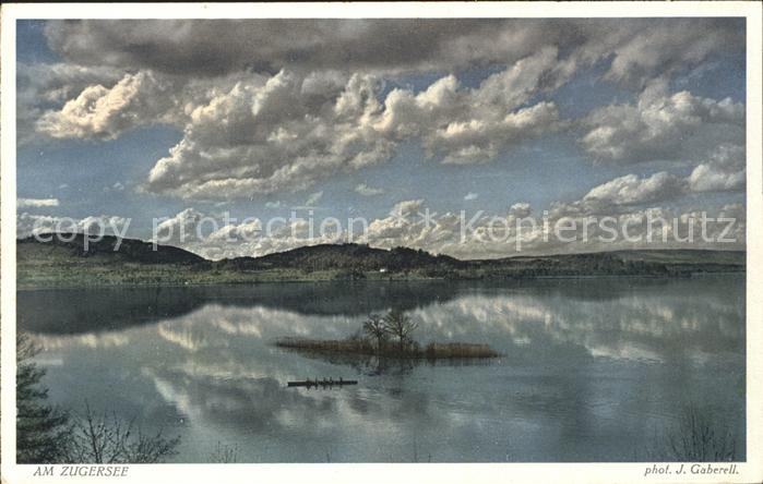 Foto Gaberell J. Nr. 6412 Zugersee