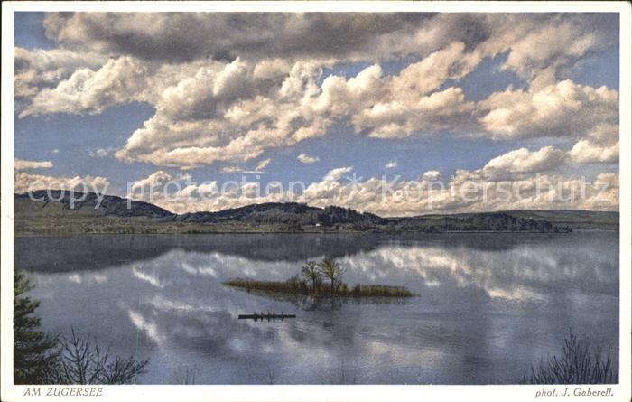 Foto Gaberell J. Nr. 6412 Zugersee