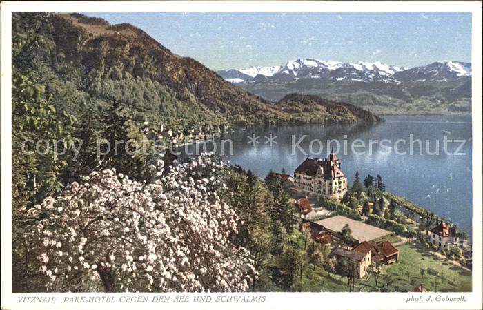 Foto Gaberell J. Nr. 6500 Vitznau Park-Hotel See Schwalmis