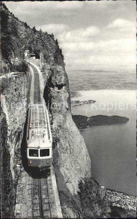 Zahnradbahn Arth-Rigi-Bahn Kräbelwand Zugersee