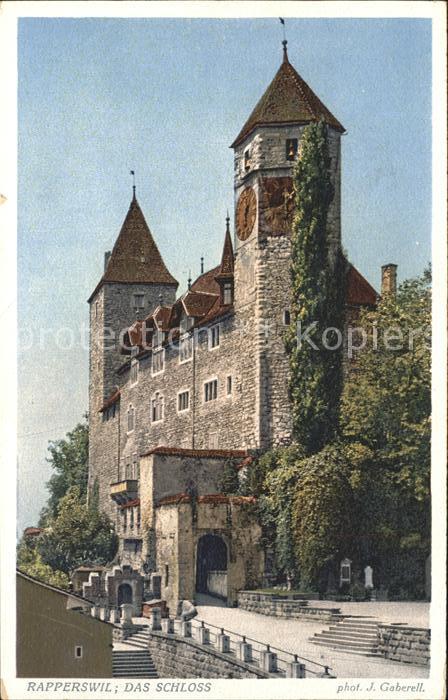 Foto Gaberell J. Nr. 4264 Rapperswil Schloss