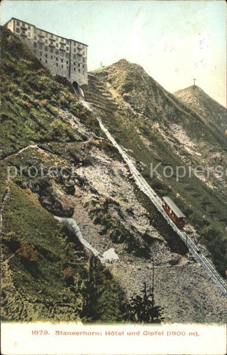 Zahnradbahn Stanserhorn Hotel Gipfel