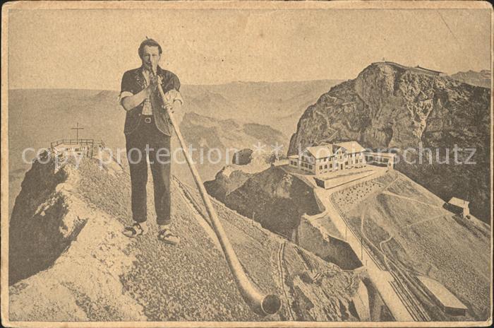 Alphorn Alphornbläser Josef Kuster Pilatus