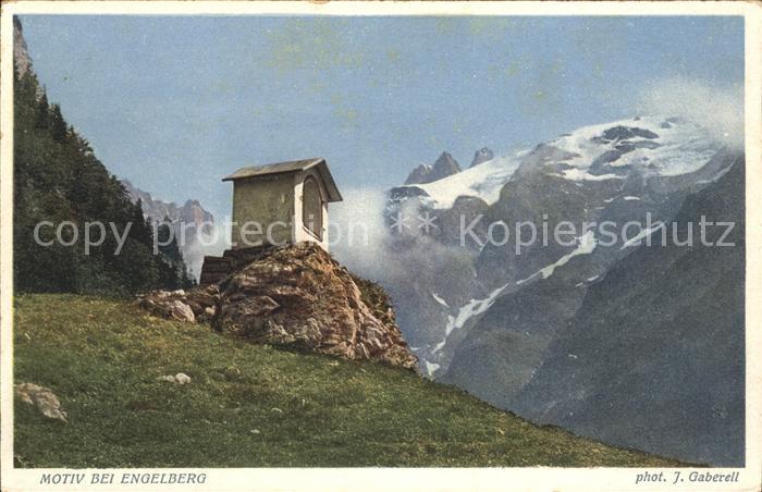 Foto Gaberell J. Nr. 2685 Motiv bei Engelberg