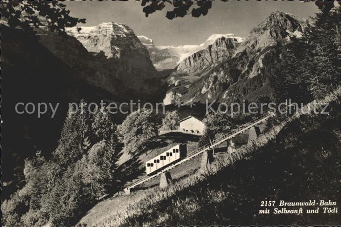 Zahnradbahn Braunwald-Bahn Selbsanft Tödi