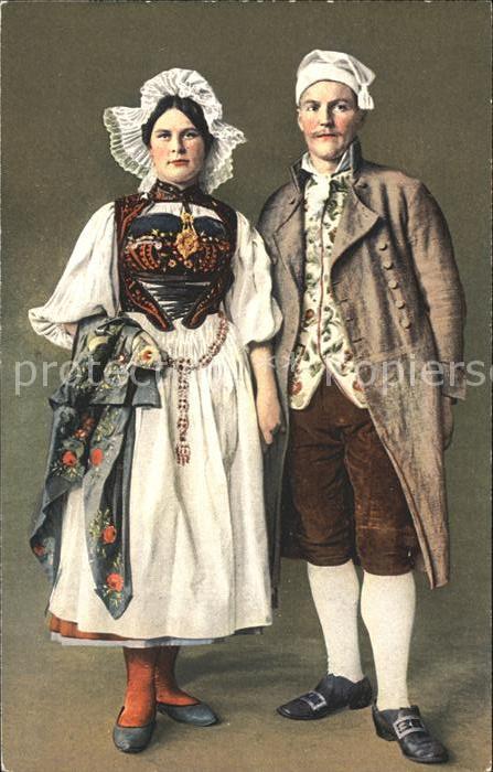 Trachten Schweiz Solothurn Bürgersleute