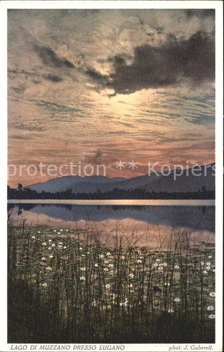 Foto Gaberell J. Nr. 7280 Lago di Muzzano
