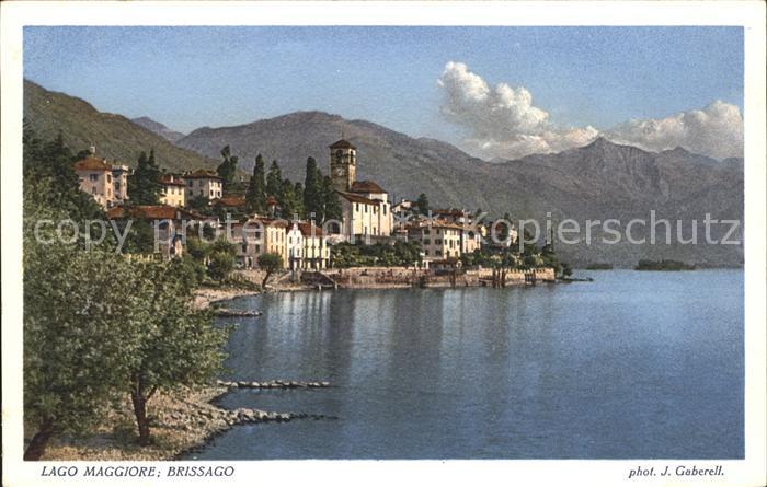 Foto Gaberell J. Nr. 7232 Lago Maggiore Brissago