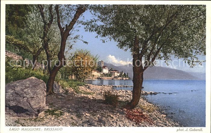 Foto Gaberell J. Nr. 7233 Lago Maggiore Brissago