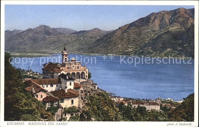 Foto Gaberell J. Nr. 2847 Locarno Madonna del Sasso