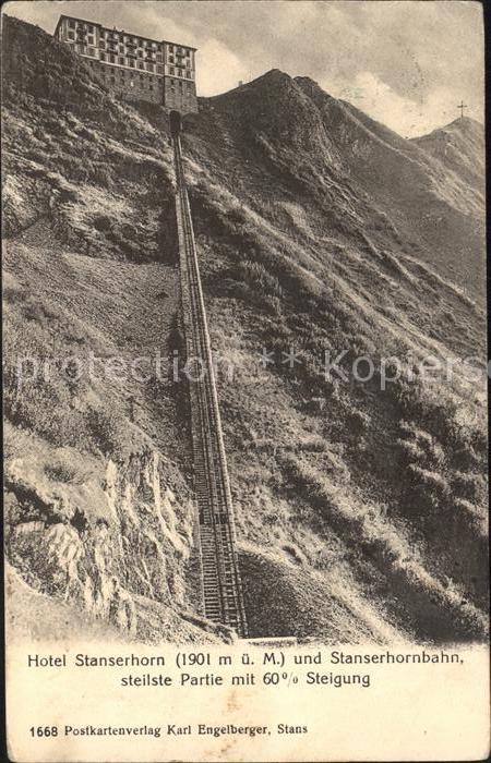 Zahnradbahn Hotel Stanserhorn Stanserhornbahn