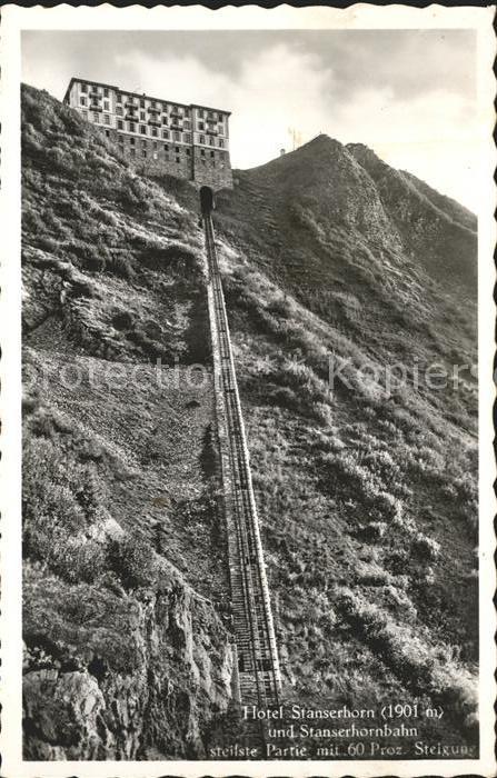 Zahnradbahn Hotel Stanserhorn Stanserhornbahn