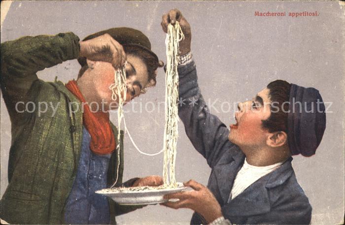 Kinder Child Enfants Spaghetti Scugnizzi
