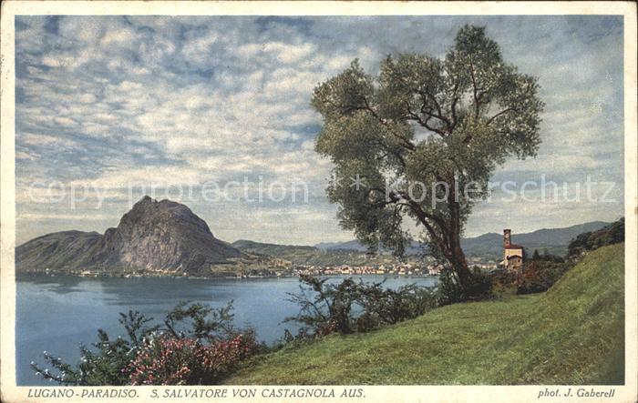Foto Gaberell J. Nr. 5711 Lugano-Paradiso S. Salvatore