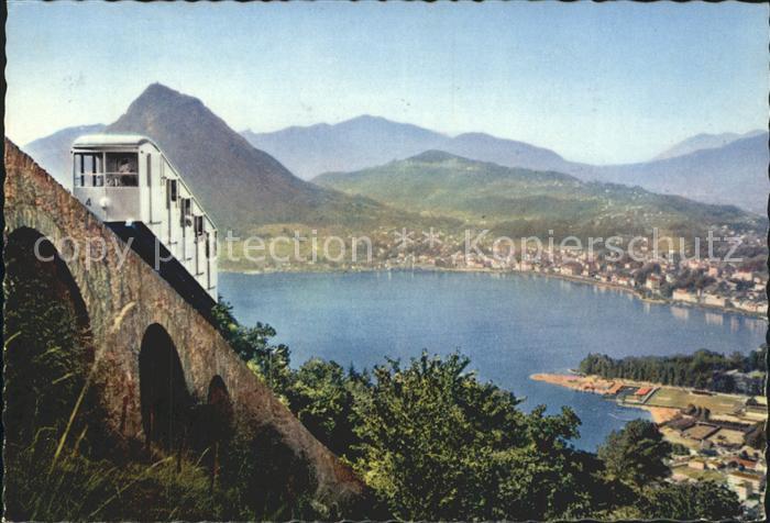 Zahnradbahn Lugano Funicolare Monte Bre