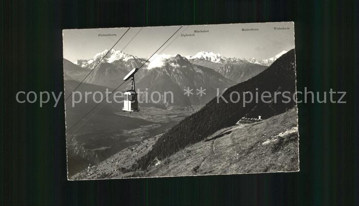 Seilbahn Moerel-Riederalp Rhonetal