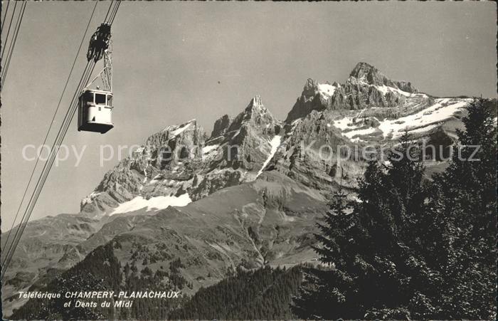 Seilbahn Champery-Planachaux Dents du Midi