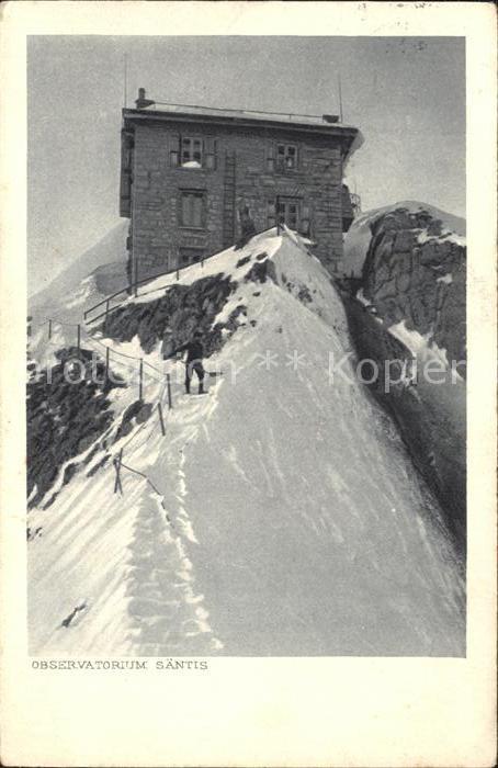 Observatorium Sternwarte Urania Wetterwarte Säntis