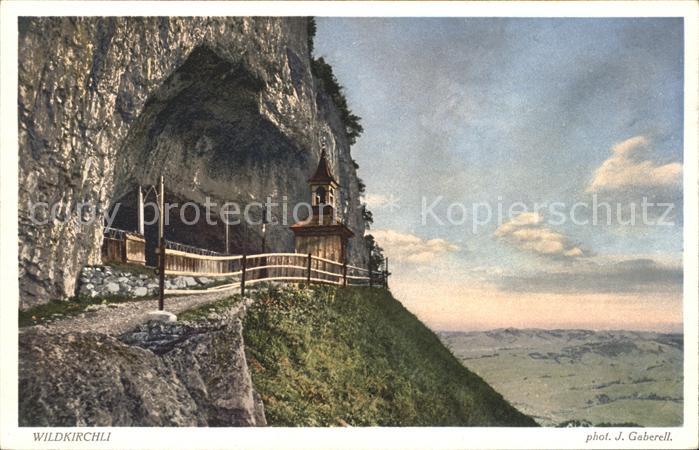 Foto Gaberell J. Nr. 4422 Wildkirchli