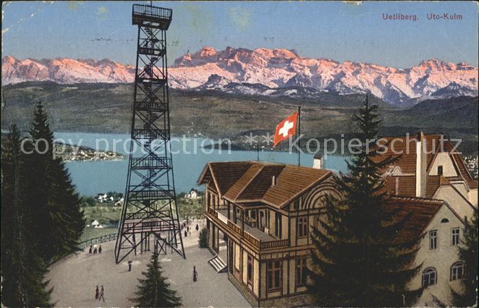 Uetliberg Zuerich Restaurant Uto Kulm Zuerichsee Alpen