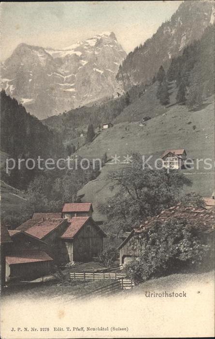 Urirotstock Dorfpartie