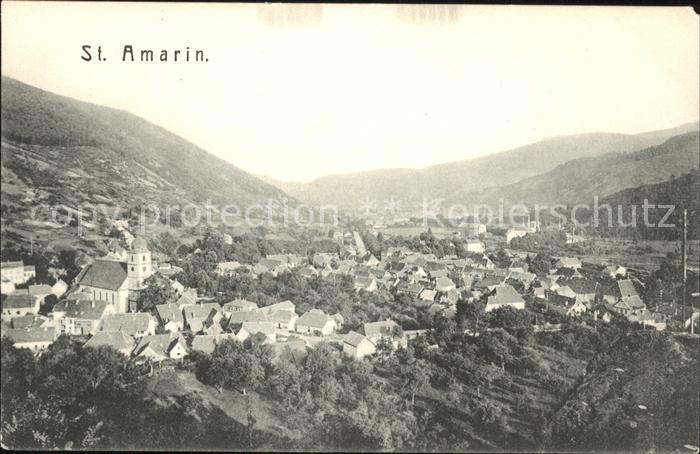 Saint-Amarin Haut Rhin Alsace Panorama