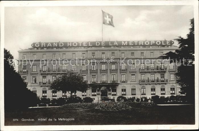 Geneve GE Hotel de la Metropole
