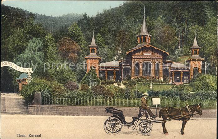Thun BE Kursaal Pferdekutsche
